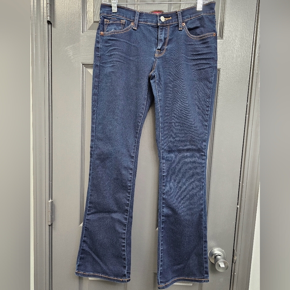 Lucky Brand Charlie Baby Boot Denim Jean Size 6/28 - Picture 2 of 8